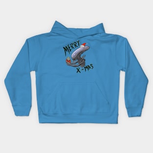 Merry Xenomorphmas Kids Hoodie